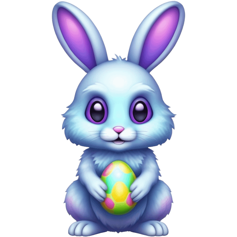 alien easter bunny  emoji