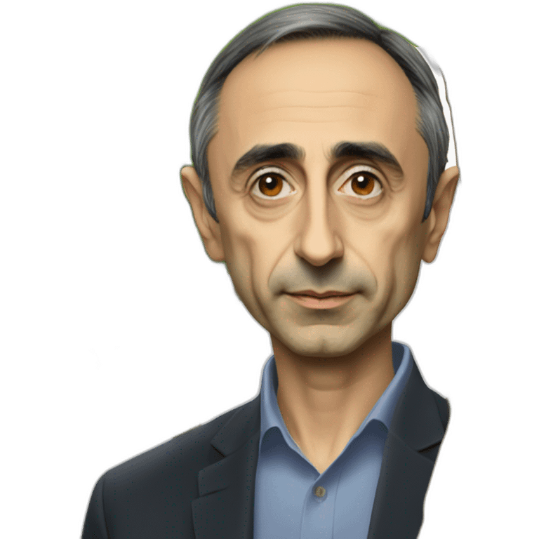 Éric zemmour qui embrasse un arbre emoji