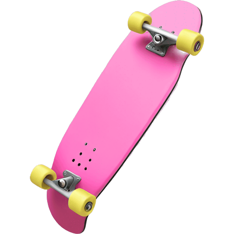 Pink skateboard emoji