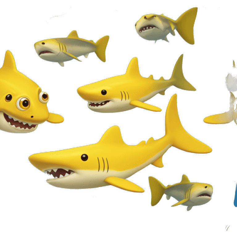 Yellow Hammer head shark Finding Nemo emoji