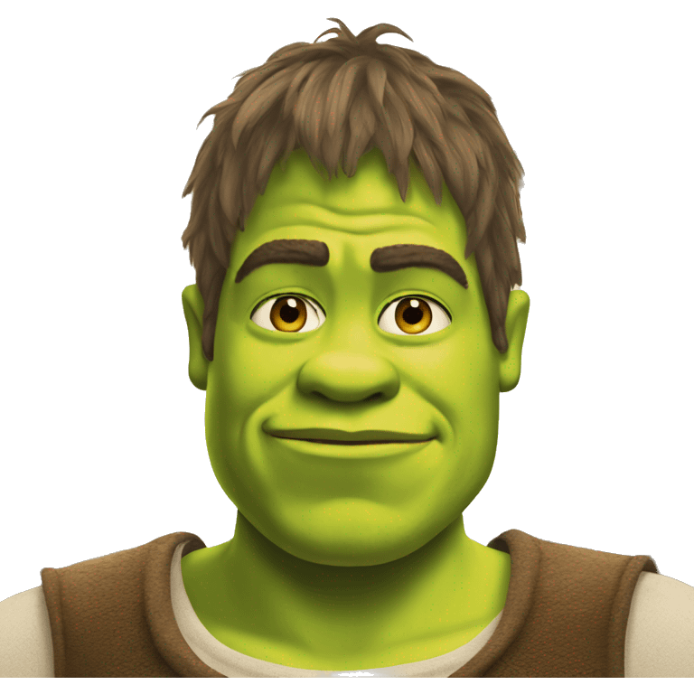 Shrek emoji style emoji