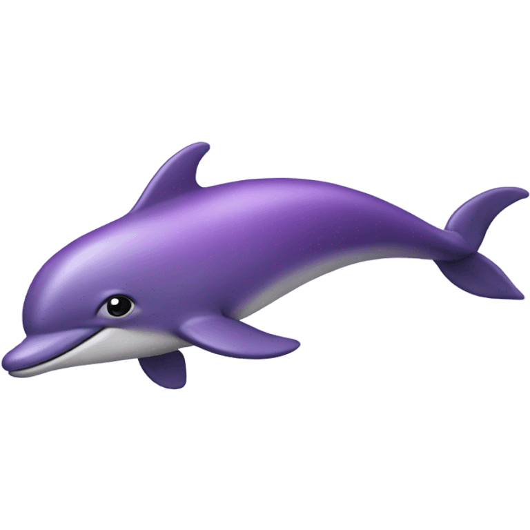 Purple dolphin  emoji