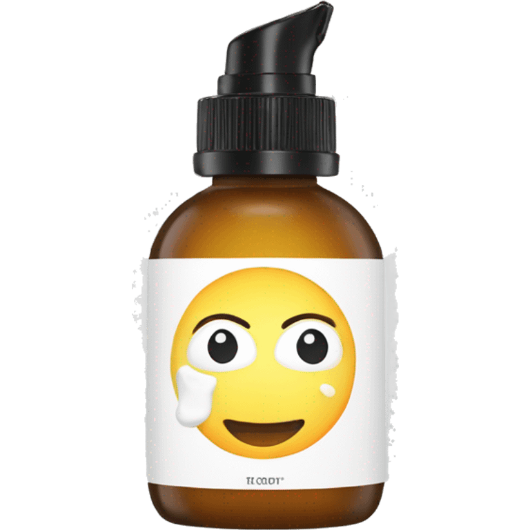 facial tonic with label emoji