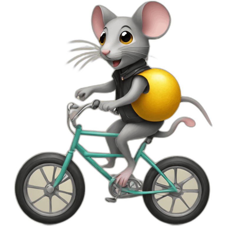 mouse on a bike emoji