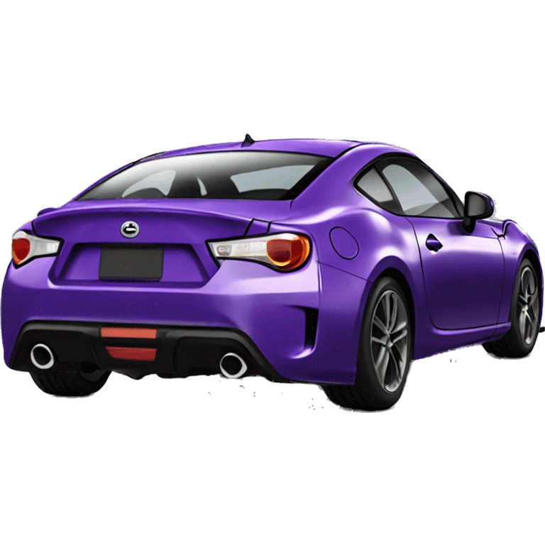 purple gt86 with a spoiler  emoji