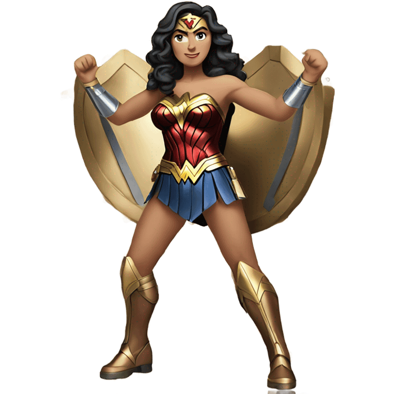 Fat Wonder Woman emoji