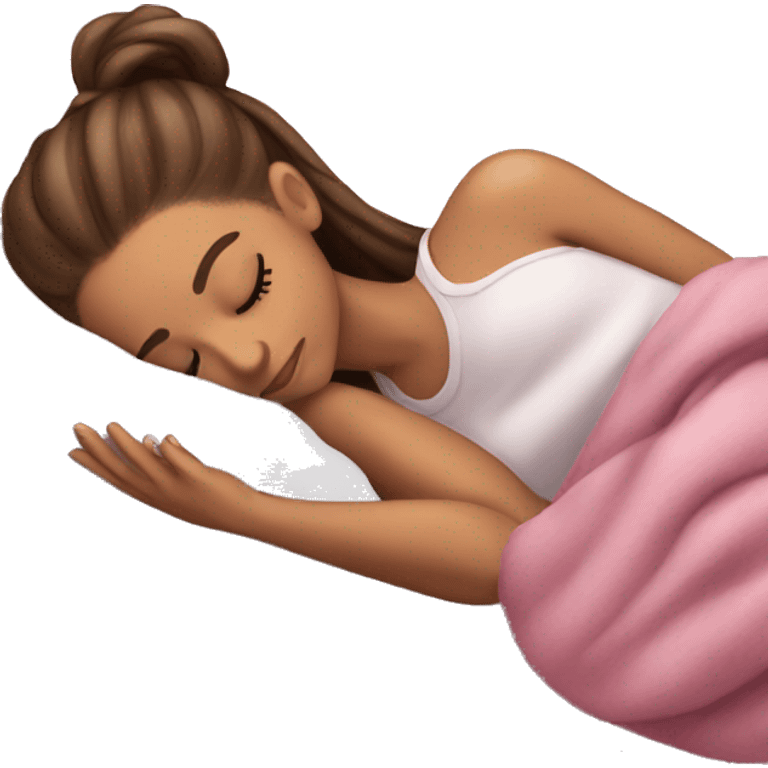 Ariana Grande sleeping emoji