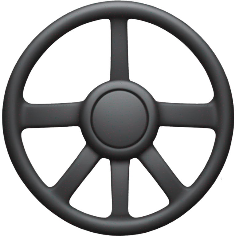 steering wheel of a car emoji