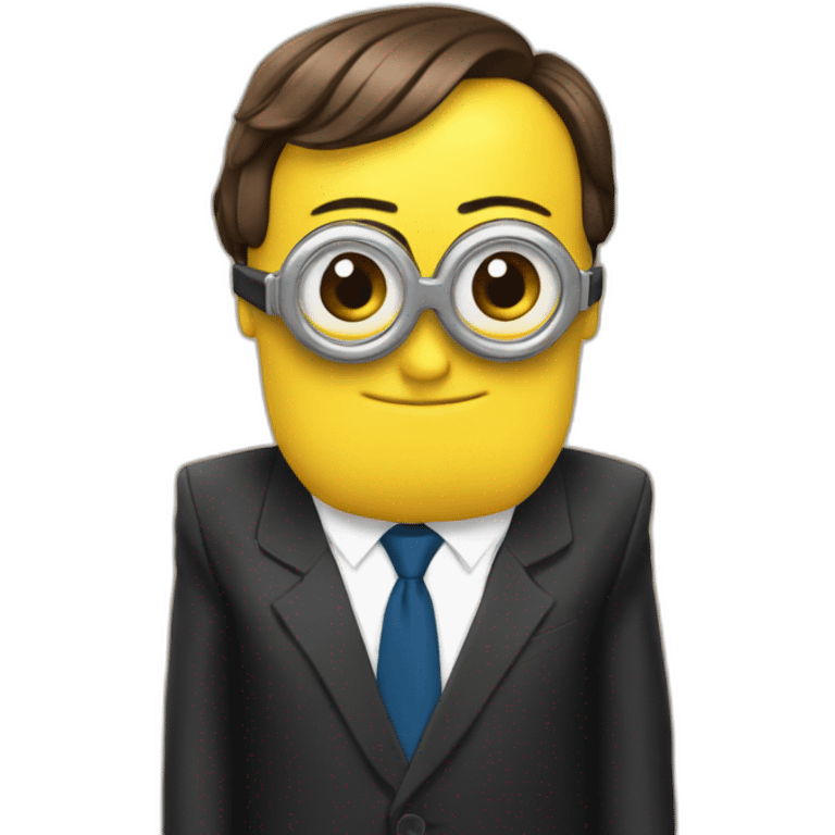 bolsonaro with minion face emoji