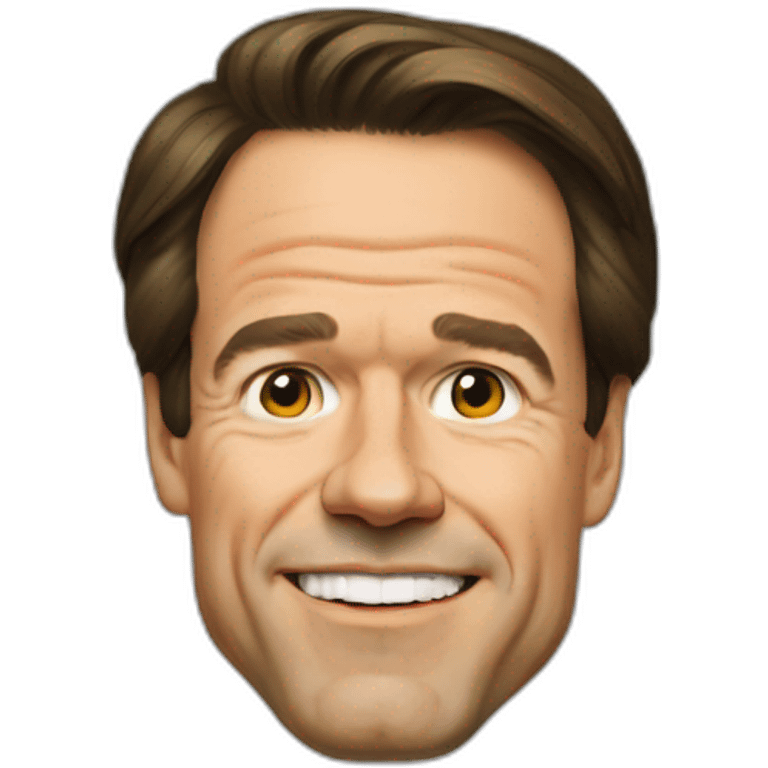 Mark Rutte head emoji