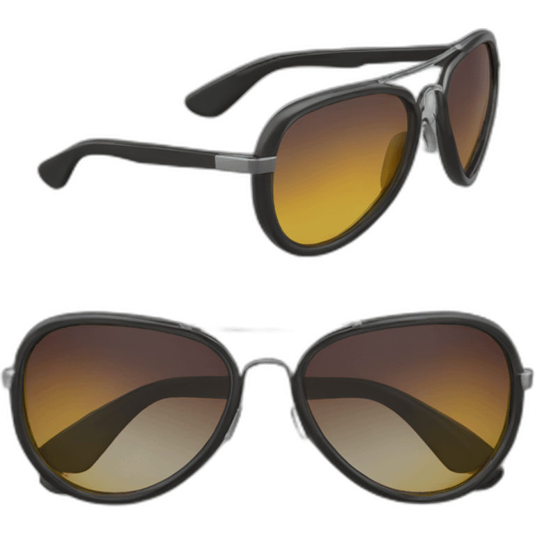 pilot robin's aicraft sun glasses emoji