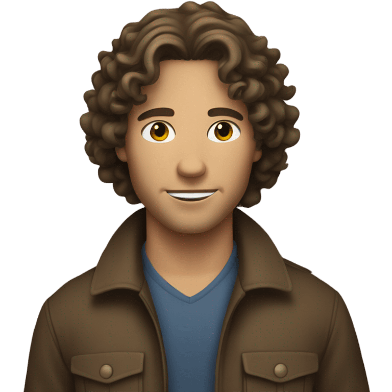 man, curly hair, sam winchester emoji