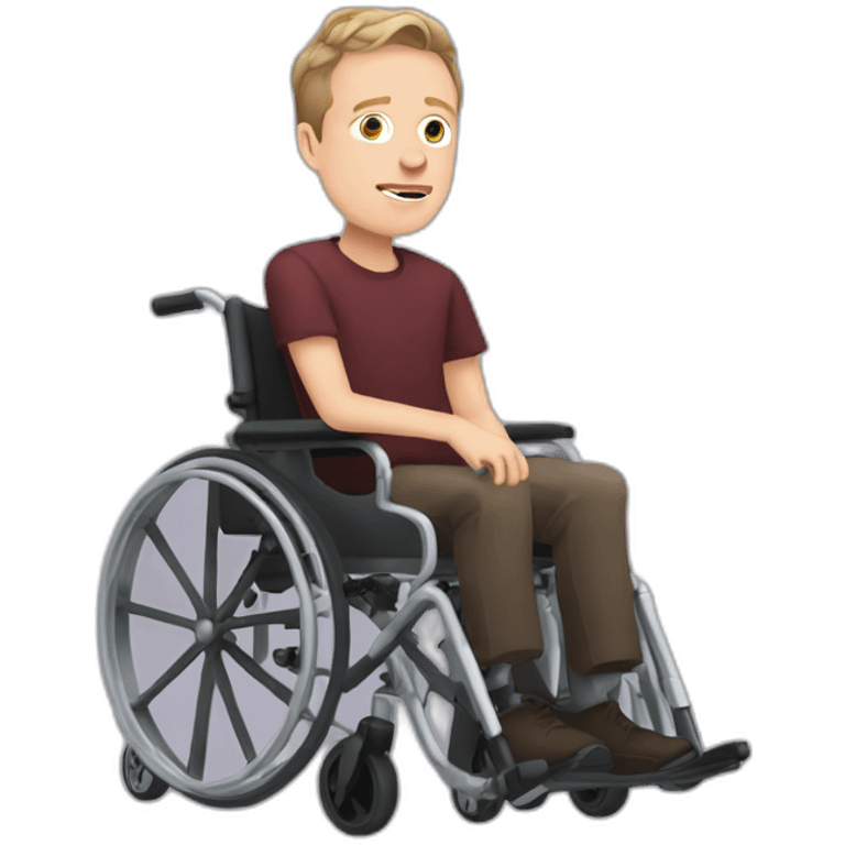 Owen Jones in a wheelchair emoji