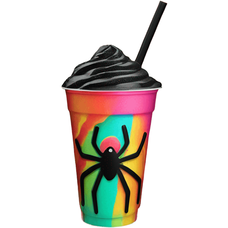 Spider slurpee emoji