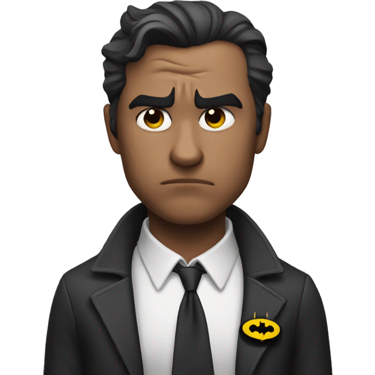 Batman sad emoji