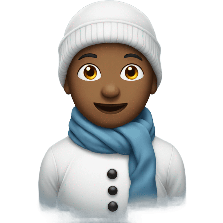 kid as snowman emoji