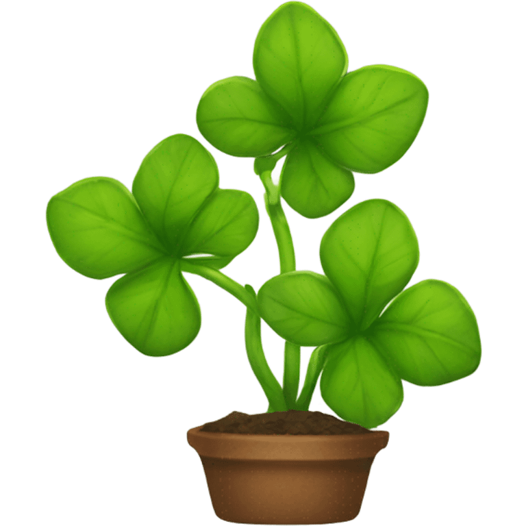 Luck plant emoji