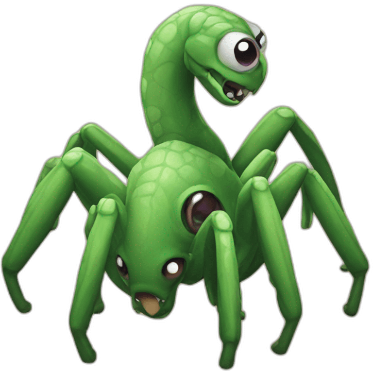 Dinosaur spider emoji