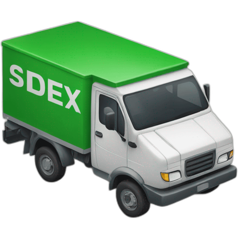 Sedex delivery truck emoji