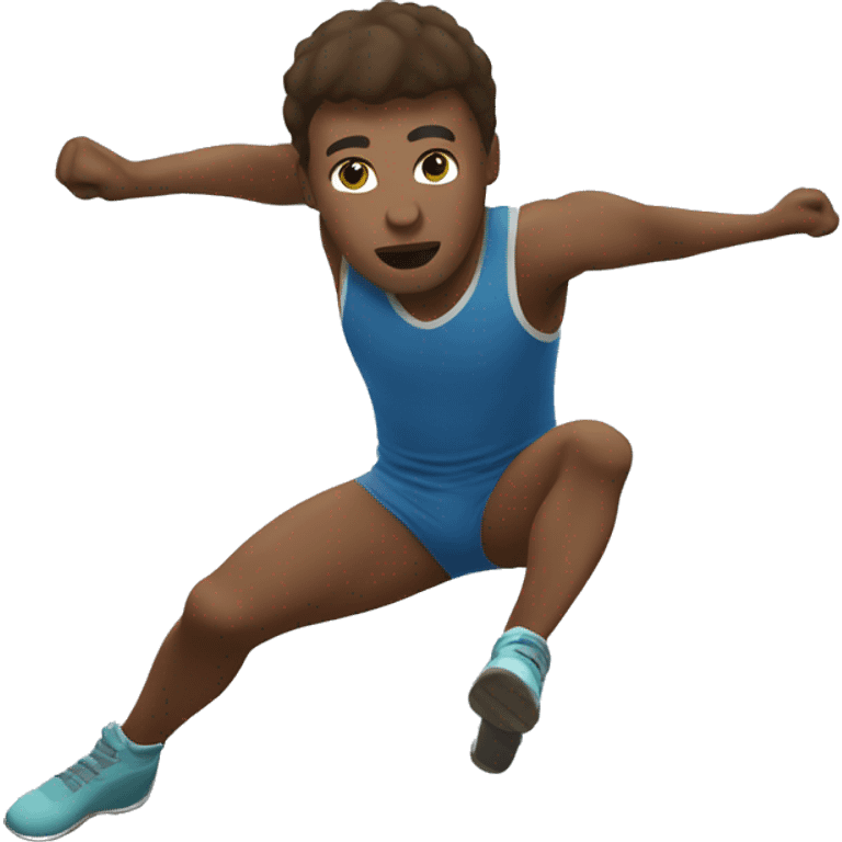 long jump side view emoji