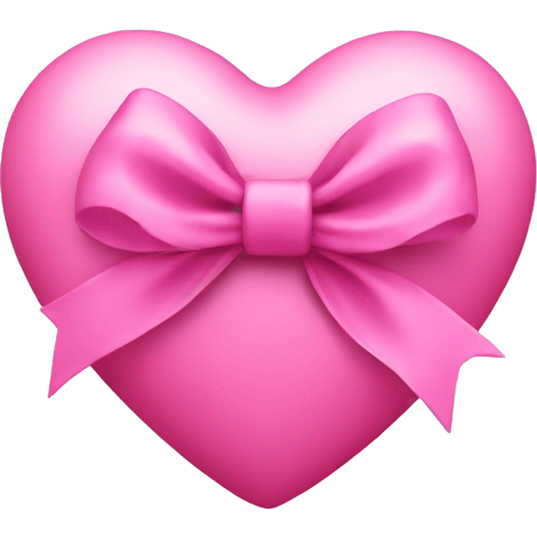 pink heart with bow emoji