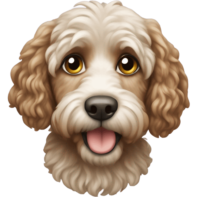 Cockapoo dog emoji