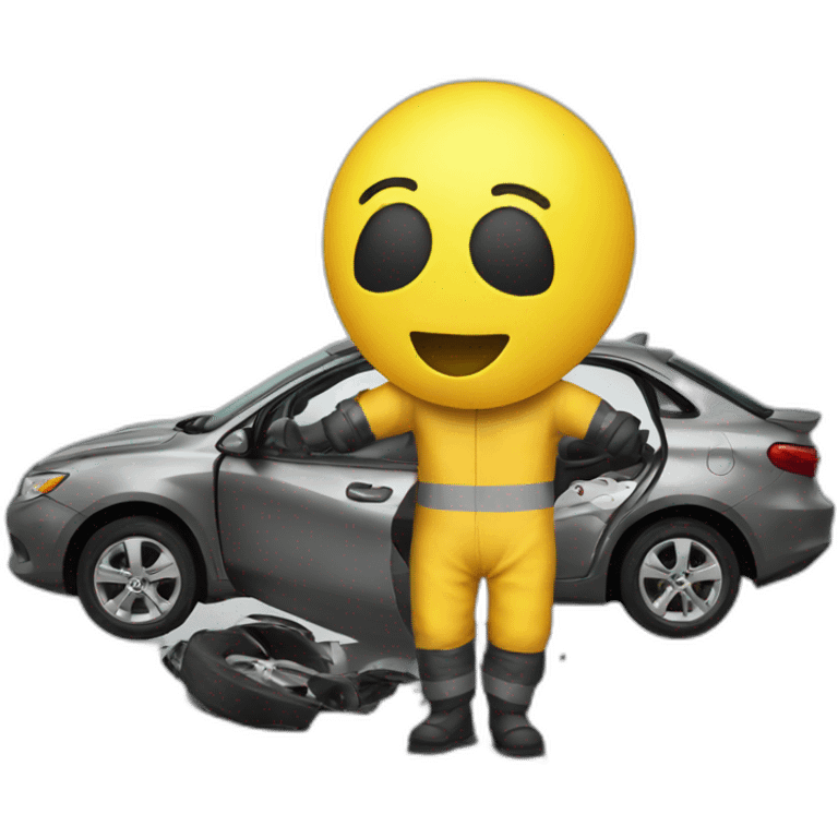 car crash test dummy emoji