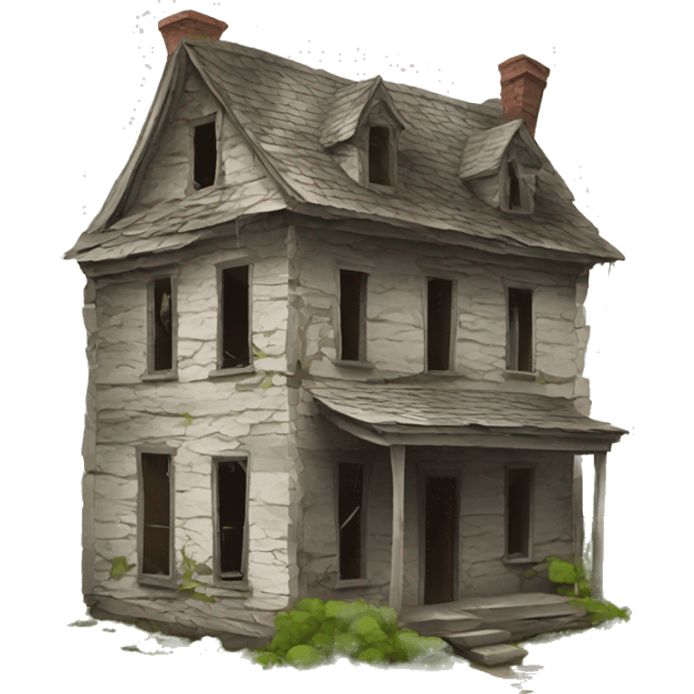 derelict house emoji