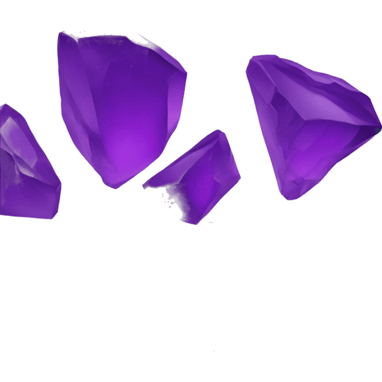 violet glass fragments emoji