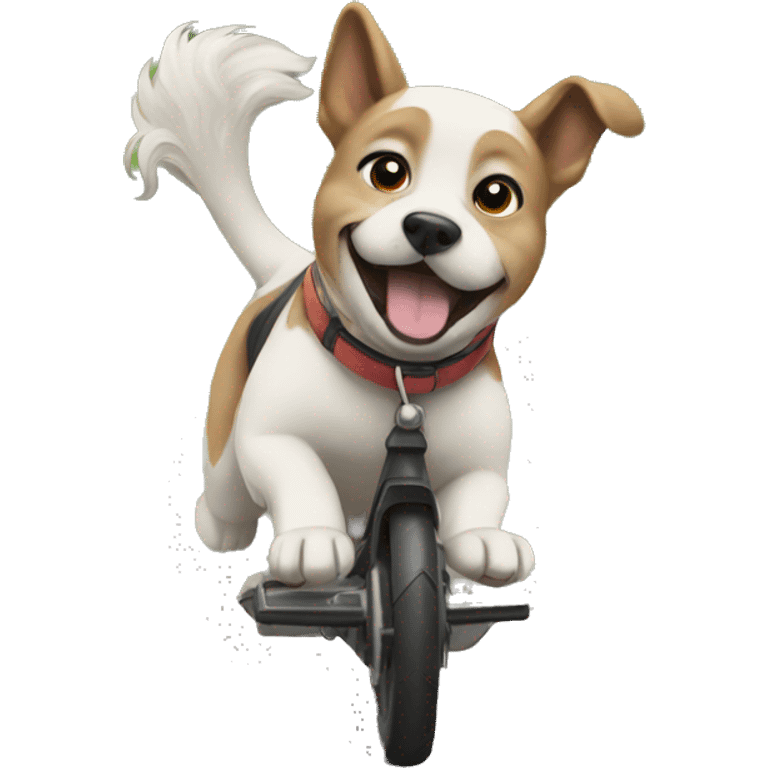 Dog ride emoji