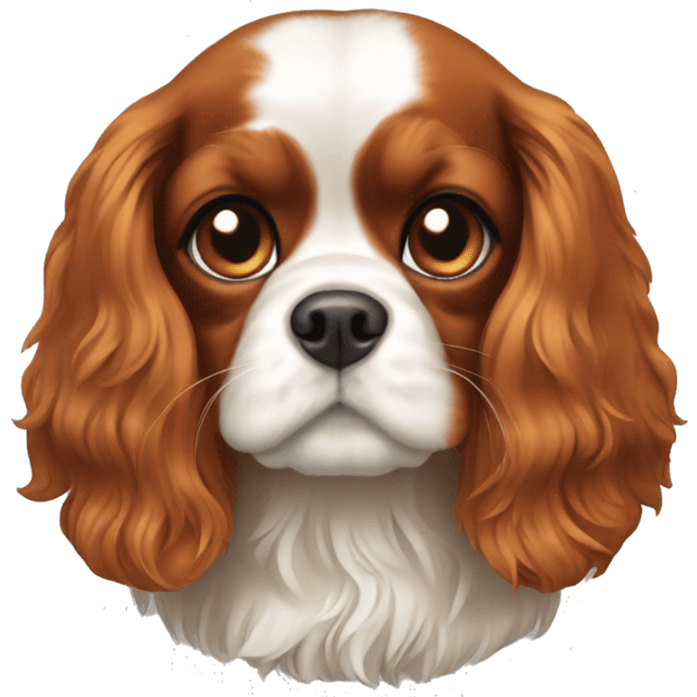 Cavalier King Charles spaniel dog emoji