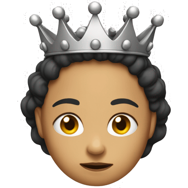 Evil woman crown emoji