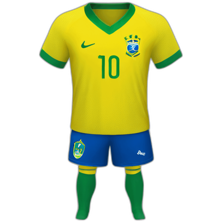 brazil football jersey emoji