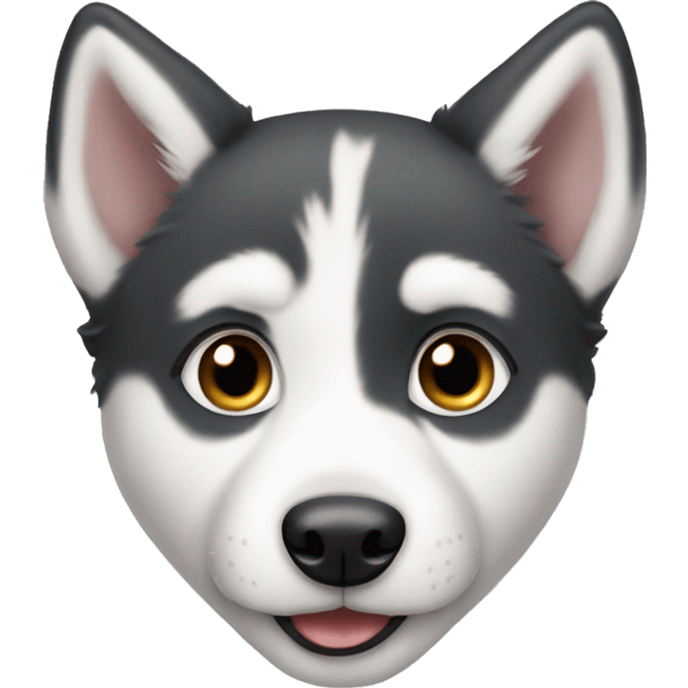 Husky puppy emoji