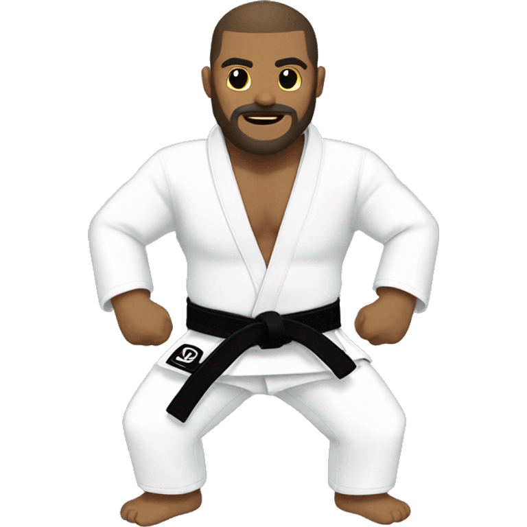 Jiu Jitsu Black Belt Tied Superlock Style emoji