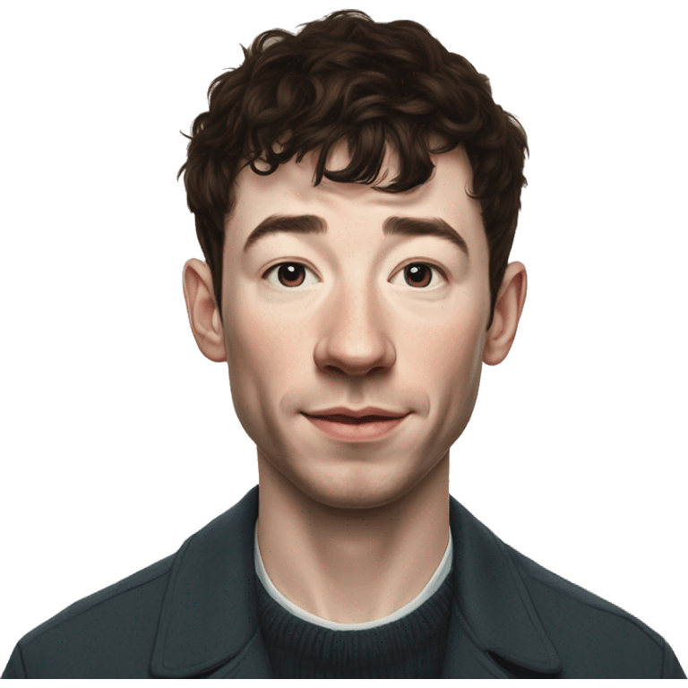 33 years old barry keoghan realistic portrait emoji