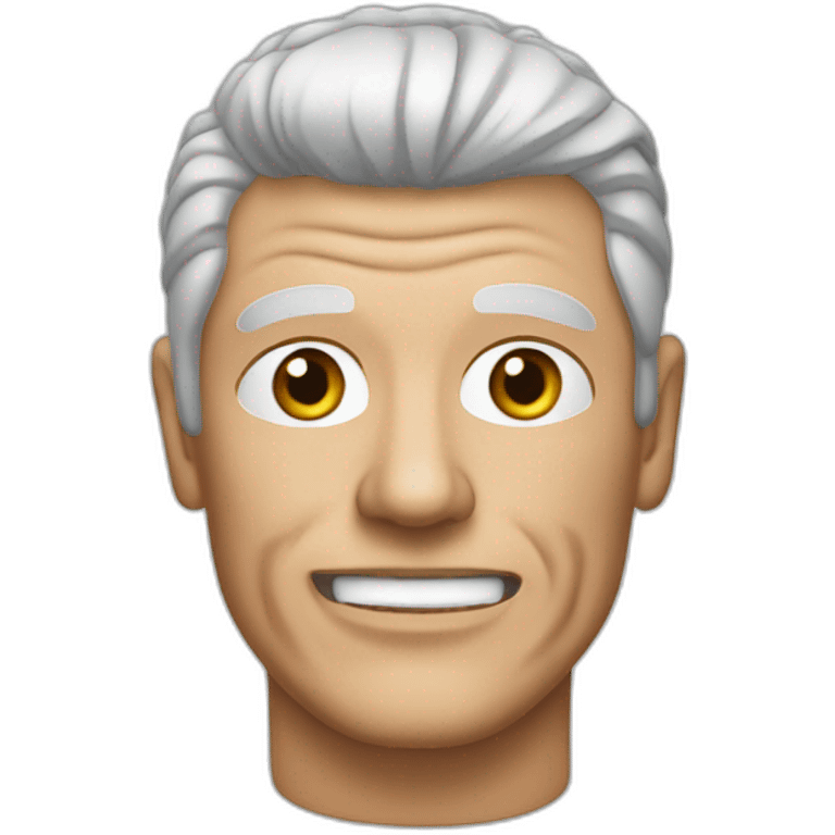 Derek Acorah with no skin emoji