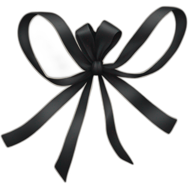 black bow emoji