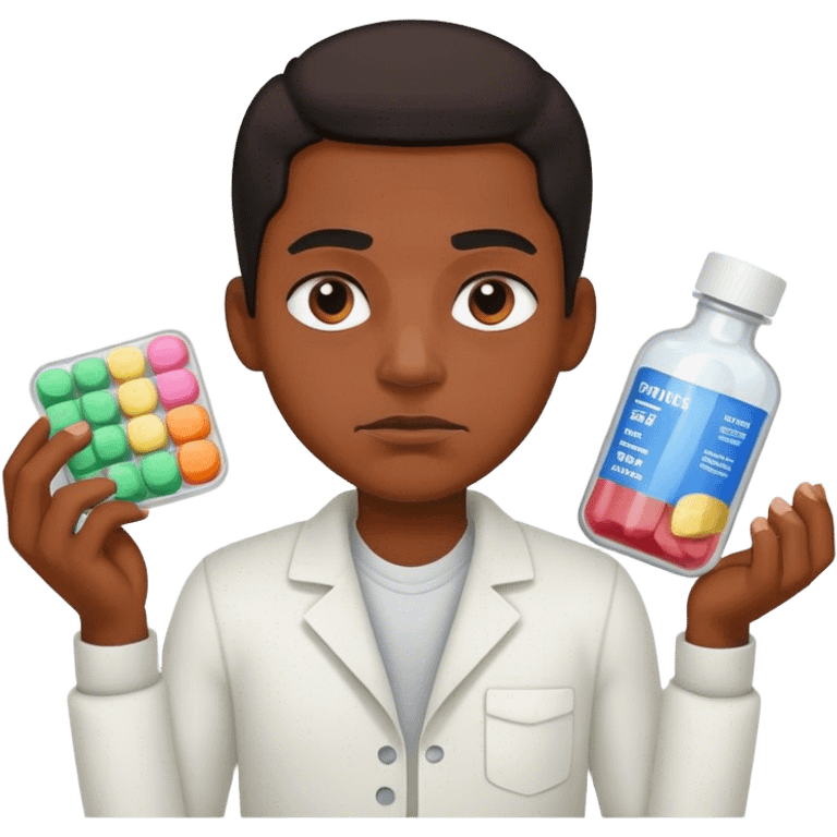 Black buying selling drugs emoji