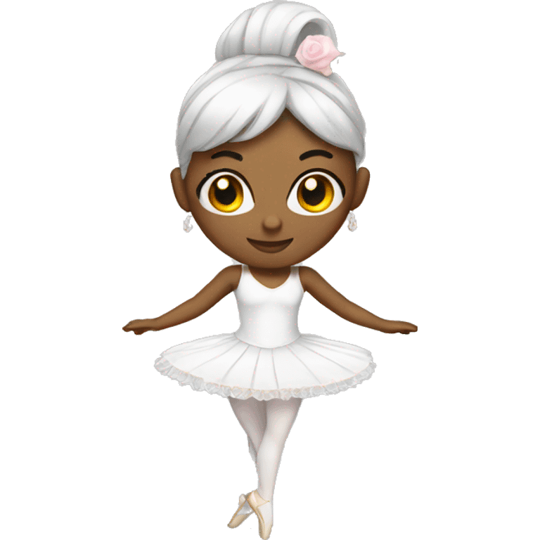 Ballerina white costume emoji