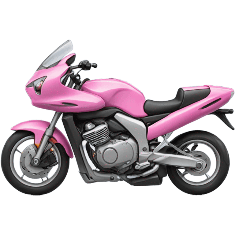 Pink motobike  emoji