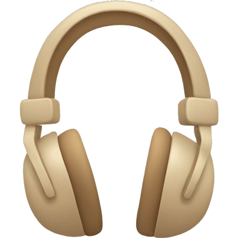 beige headphones emoji