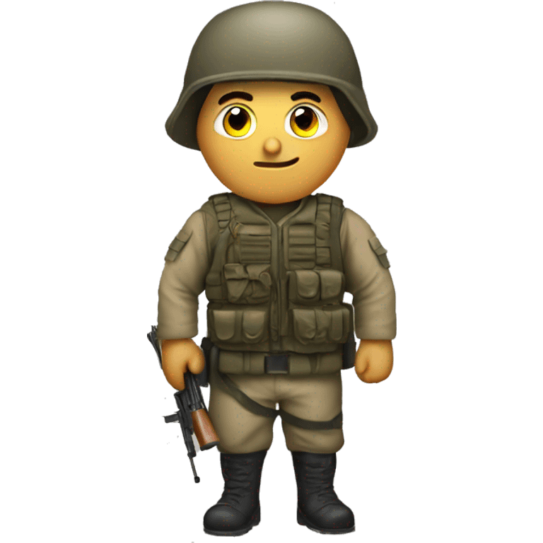 armed Turkish soldier emoji