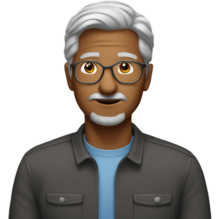 Gray haired emoji