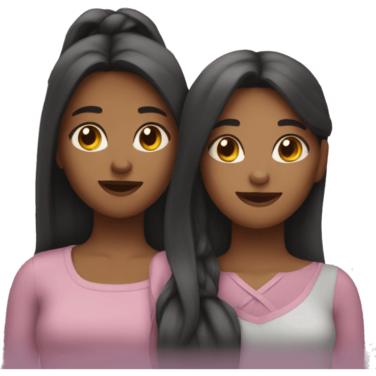 three girl best friends emoji