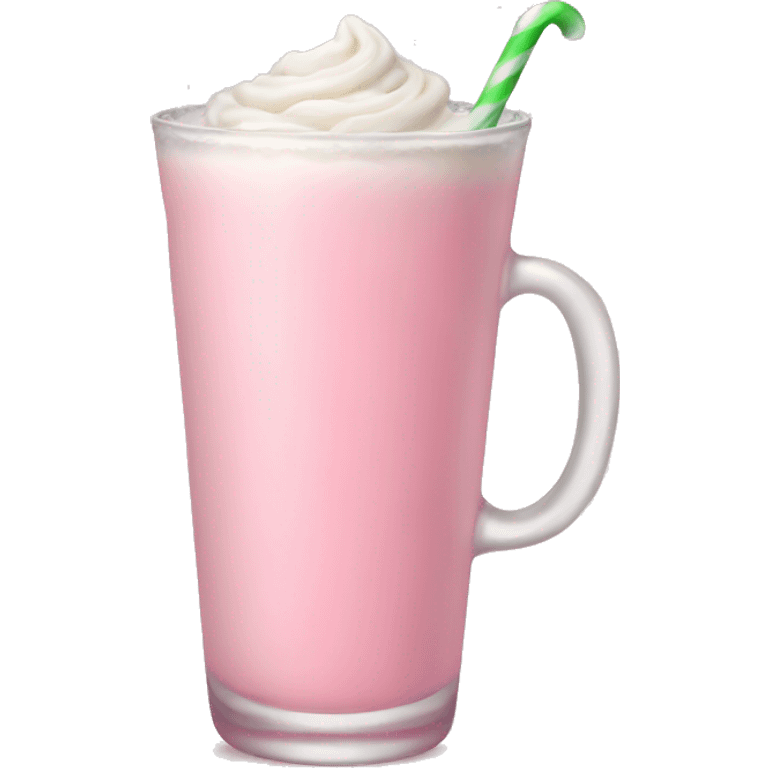 pastel pink christmas  drink emoji