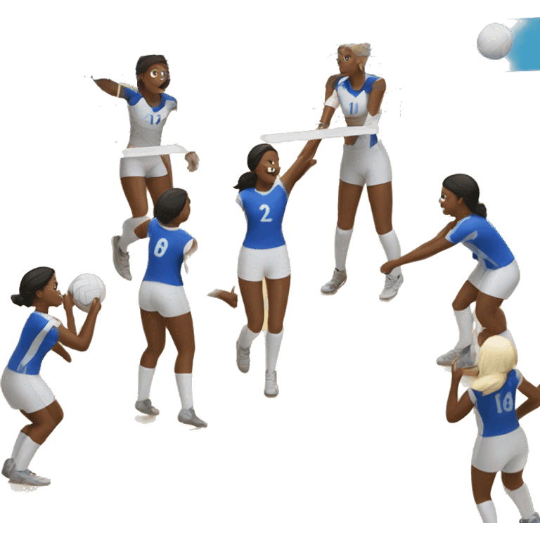 Volleyball game emoji