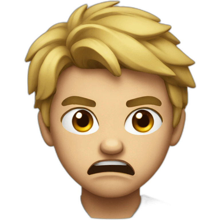 Cute angry emoji