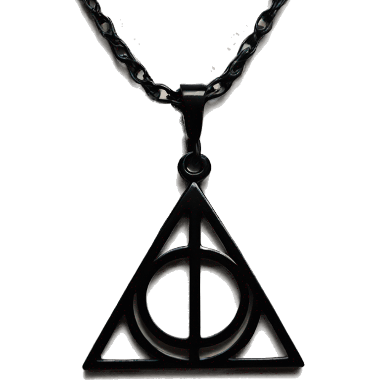 deathly hallows necklace emoji