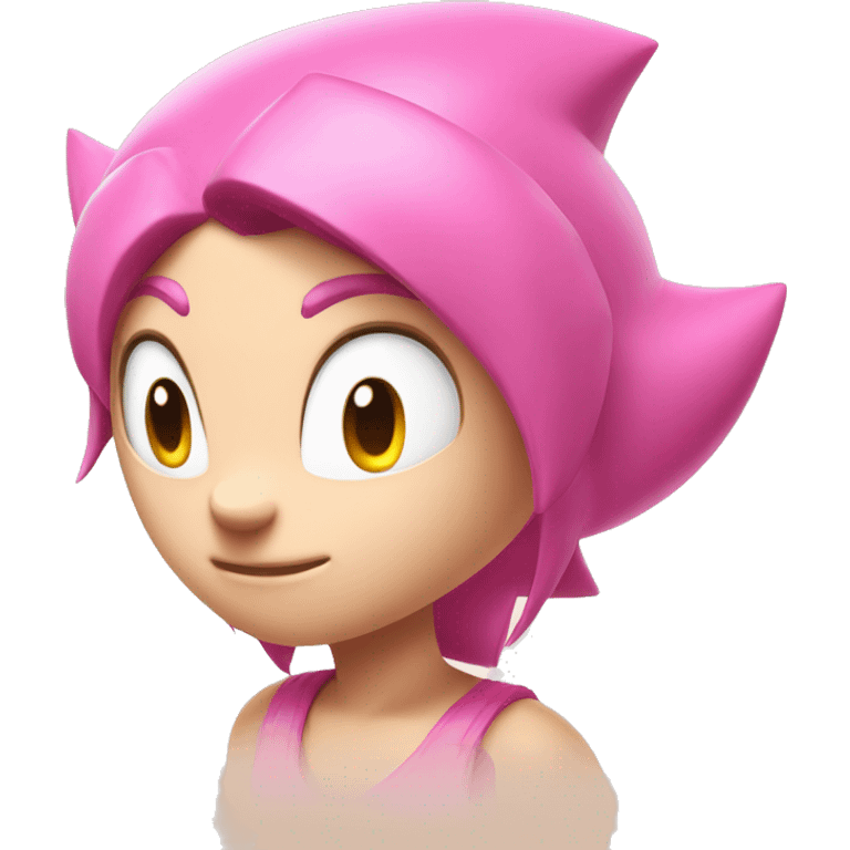 amy rose from sonic the hedgehog  emoji